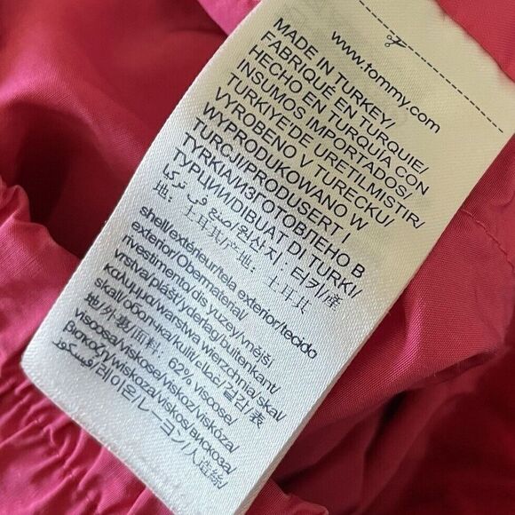 TOMMY HILFIGER Explorer Pants Womens 40 Pink Pull-On Trouser Straight Leg 32" W - Picture 12 of 14